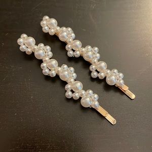 Pearl Hair Clips